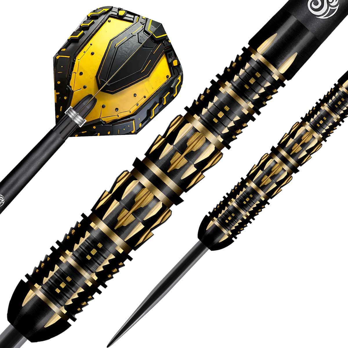 SHOT AI MECHA STEEL TIP DART SET - 90% TUNGSTEN BARRELS