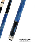 PEARSON POOL CUE PLAYERS SERIES - IRISH LINEN WRAP BLUE 12.5MM