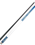 PEARSON POOL CUE PK SERIES - CARBON CLEAR SHAFT BLUE WITH WHITE HANDLE 11.8MM 19OZ