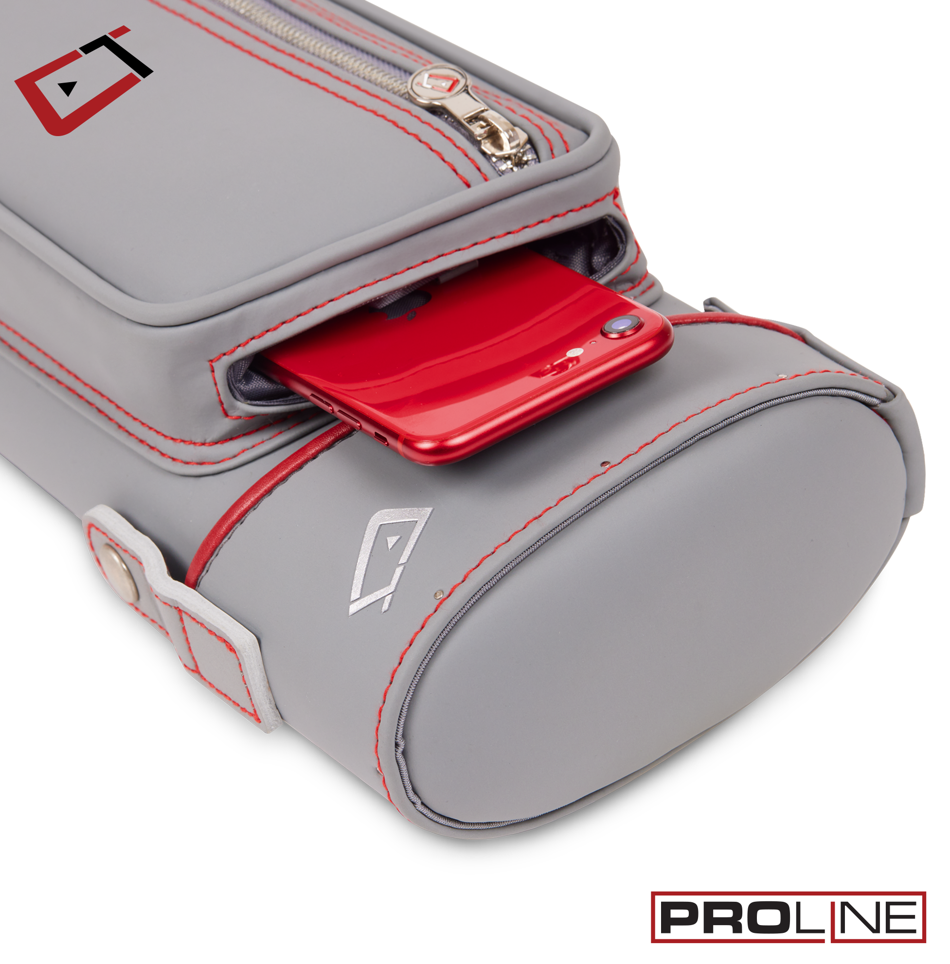 ÉTUI POUR BAGUETTE DE BILLARD CUETEC PROLINE 2 MANCHES 4 FLÈCHES GRIS
