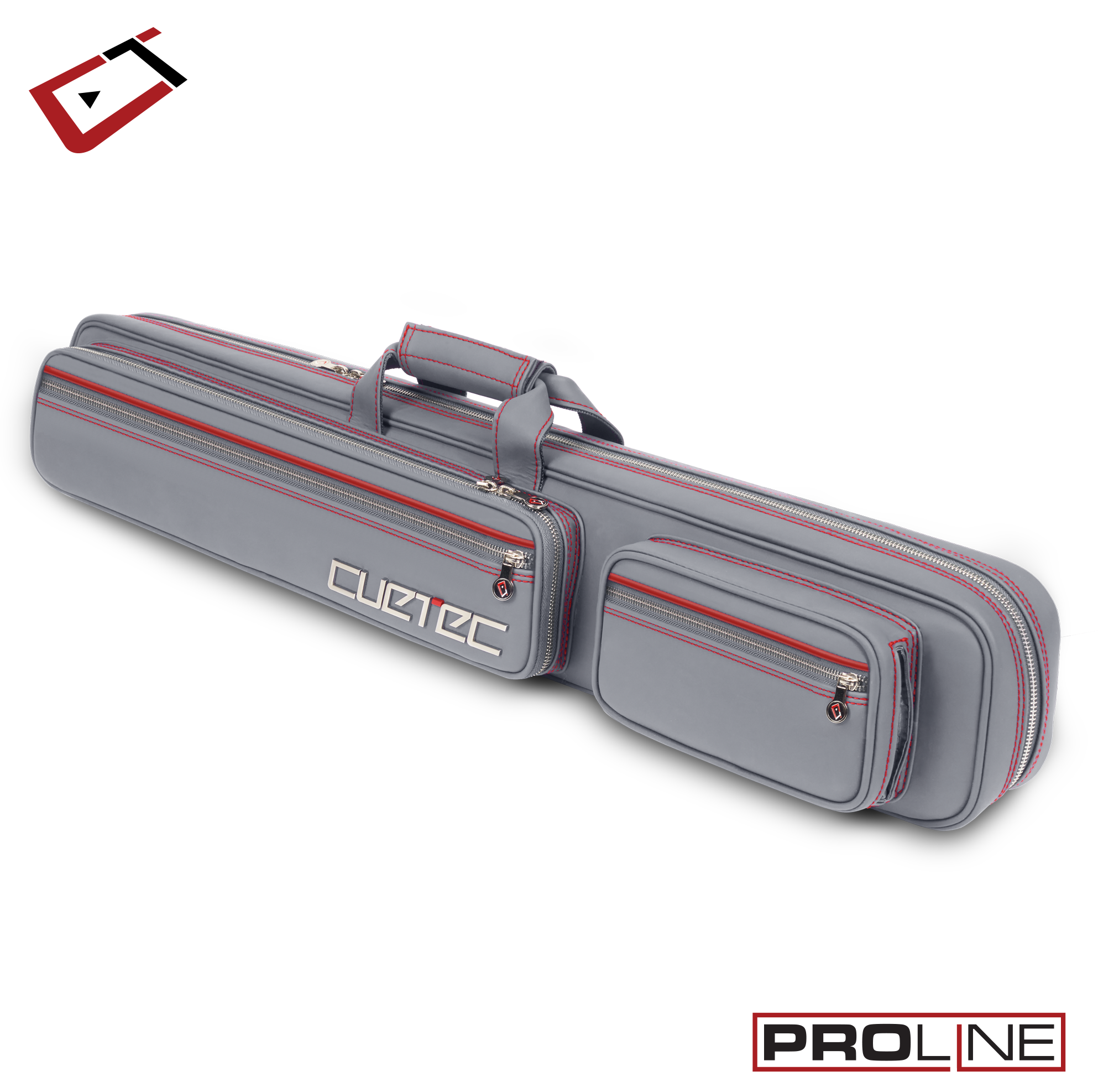 ÉTUI POUR BAGUETTE DE BILLARD CUETEC PROLINE 4 MANCHES 8 FLÈCHES GRIS