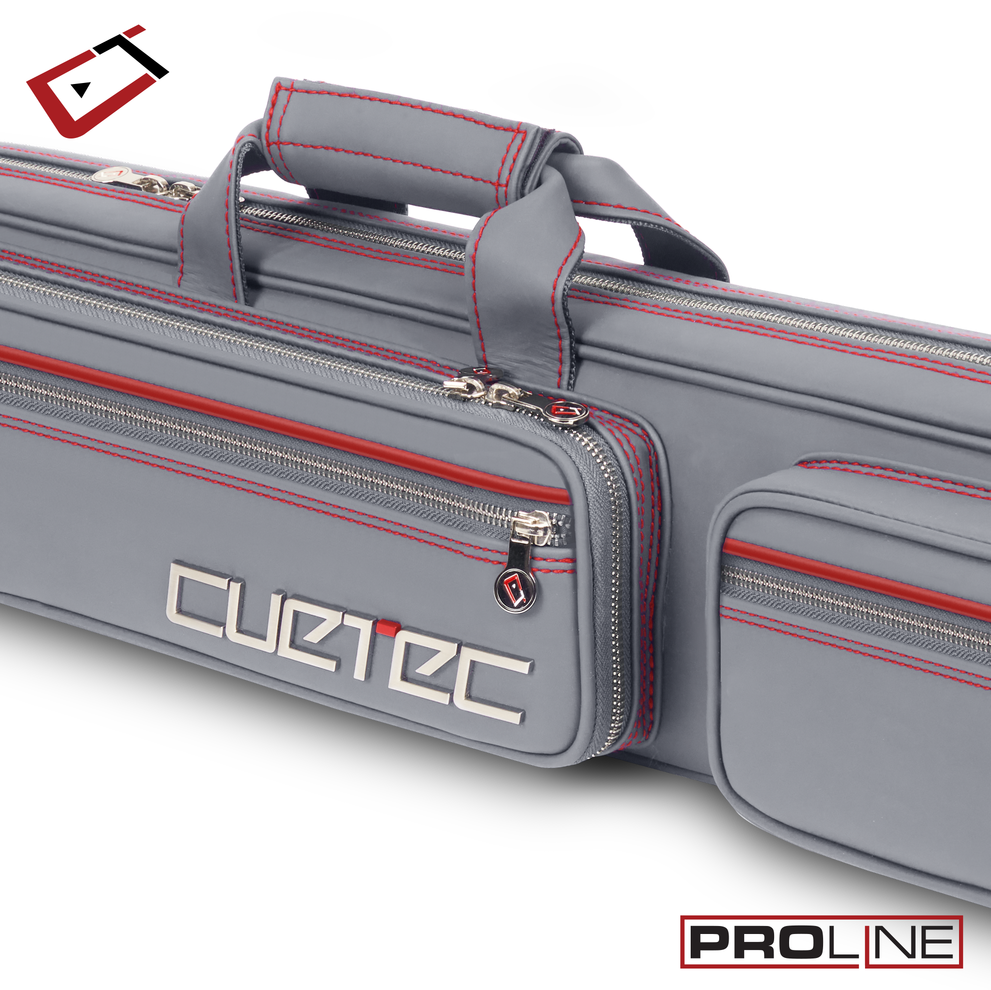 ÉTUI POUR BAGUETTE DE BILLARD CUETEC PROLINE 4 MANCHES 8 FLÈCHES GRIS
