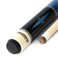 PEARSON POOL CUE PLAYERS SERIES - IRISH LINEN WRAP BLUE 12.5MM