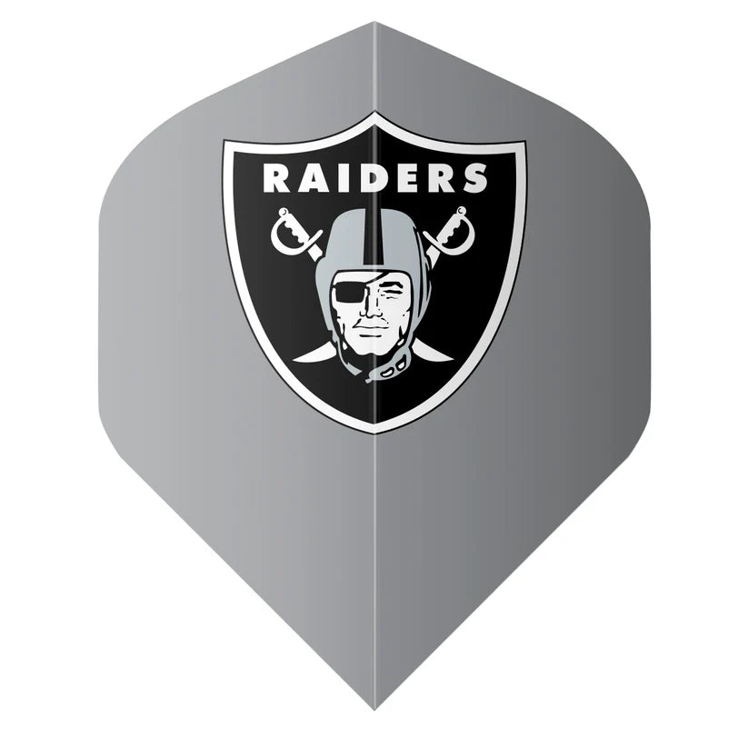 SHOT NFL RAIDERS ENSEMBLE DE PLUMES DE DARD -  GRISE