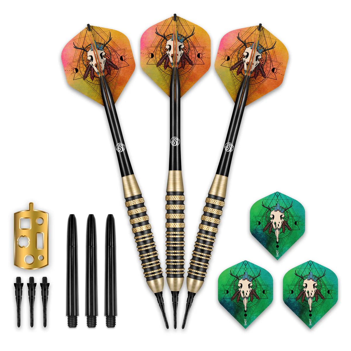 FLÉCHETTES SHOT TALISMAN AVEC EMBOUT SOUPLE EN LAITON - HAUTE PERFORMANCE