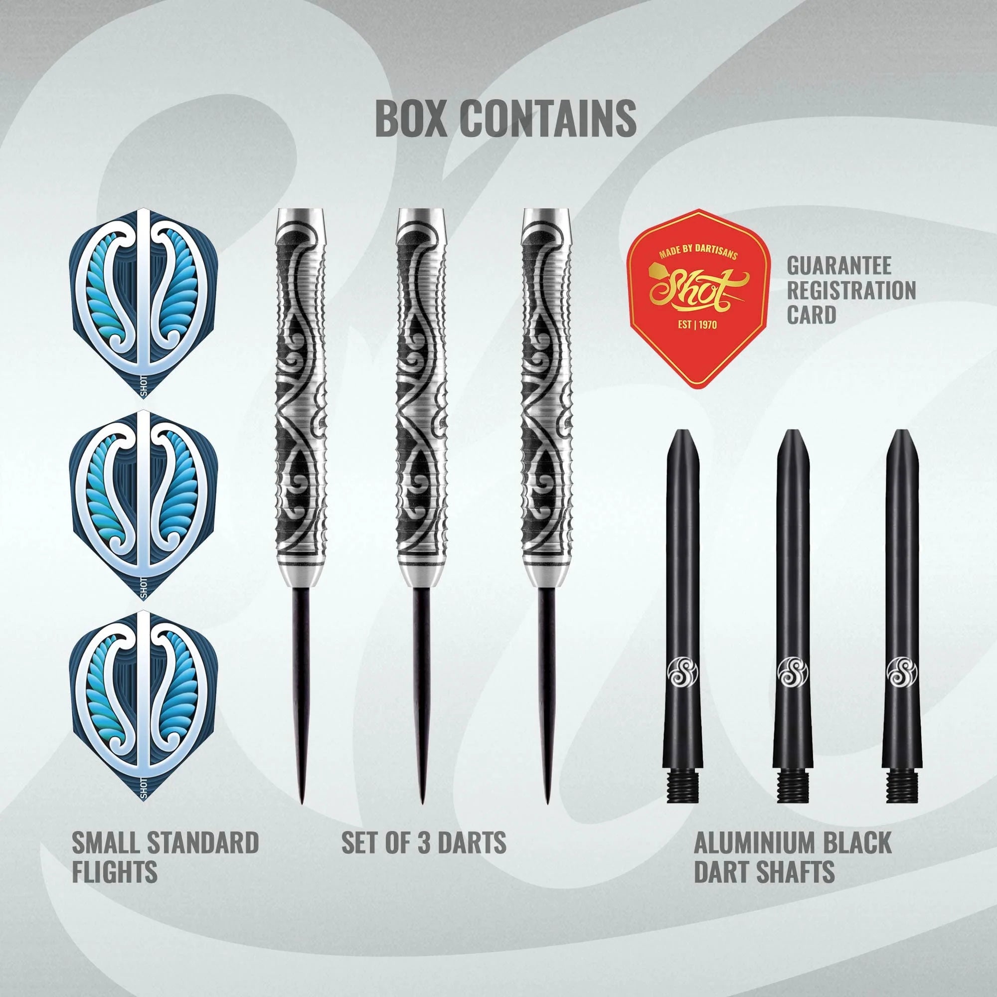 FLÉCHETTES SHOT WARRIOR TIPU POINTE D'ACIER - TUNGSTÈNE À 80%