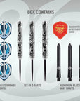 FLÉCHETTES SHOT WARRIOR TIPU POINTE D'ACIER - TUNGSTÈNE À 80%