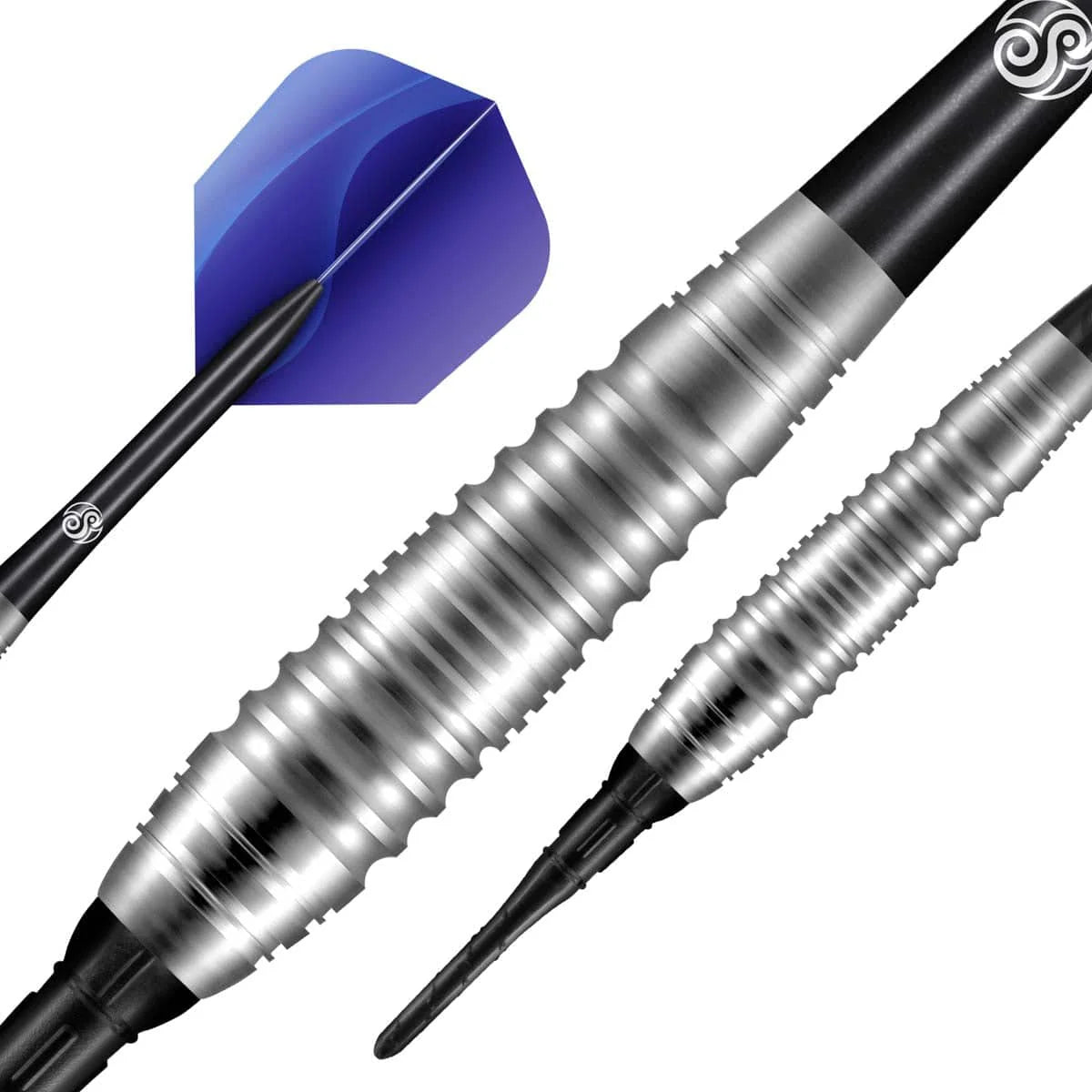 SHOT ZEN BUDO SOFT TIP DART SET - 80% TUNGSTEN BARRELS