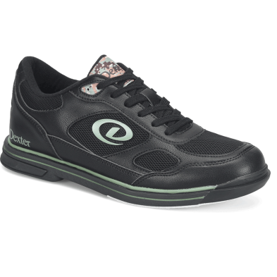 SOULIERS DE BOWLING HOMME RANDY DEXTER- NOIR CAMO/VERT