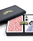 COPAG PLASTIC BRIDGE DECK CARDS 1546 JUMBO RED AND BLUE