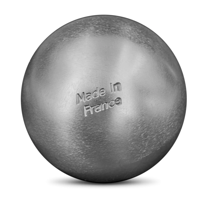 OBUT SET OF THREE PÉTANQUE BOULES LOISIR LISSE INOX
