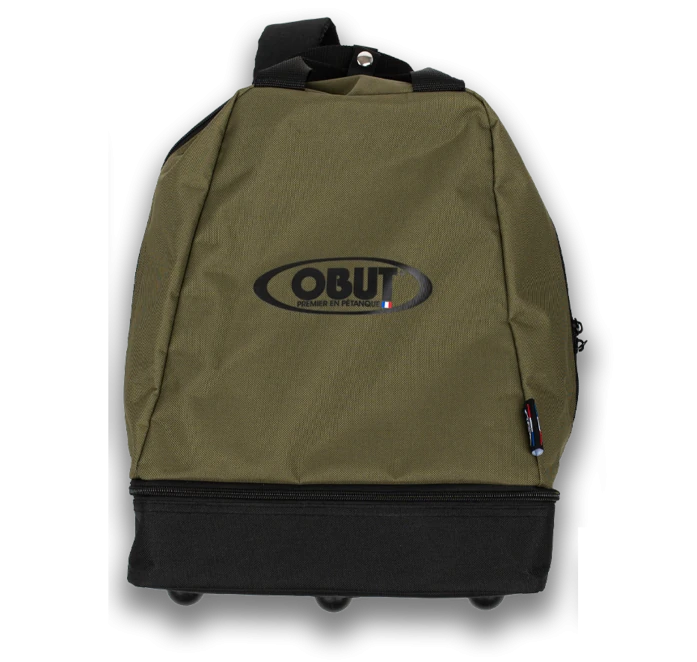 BOCCE BACKPACK OBUT UP TO 6 BALLS BLACK AND KAKI