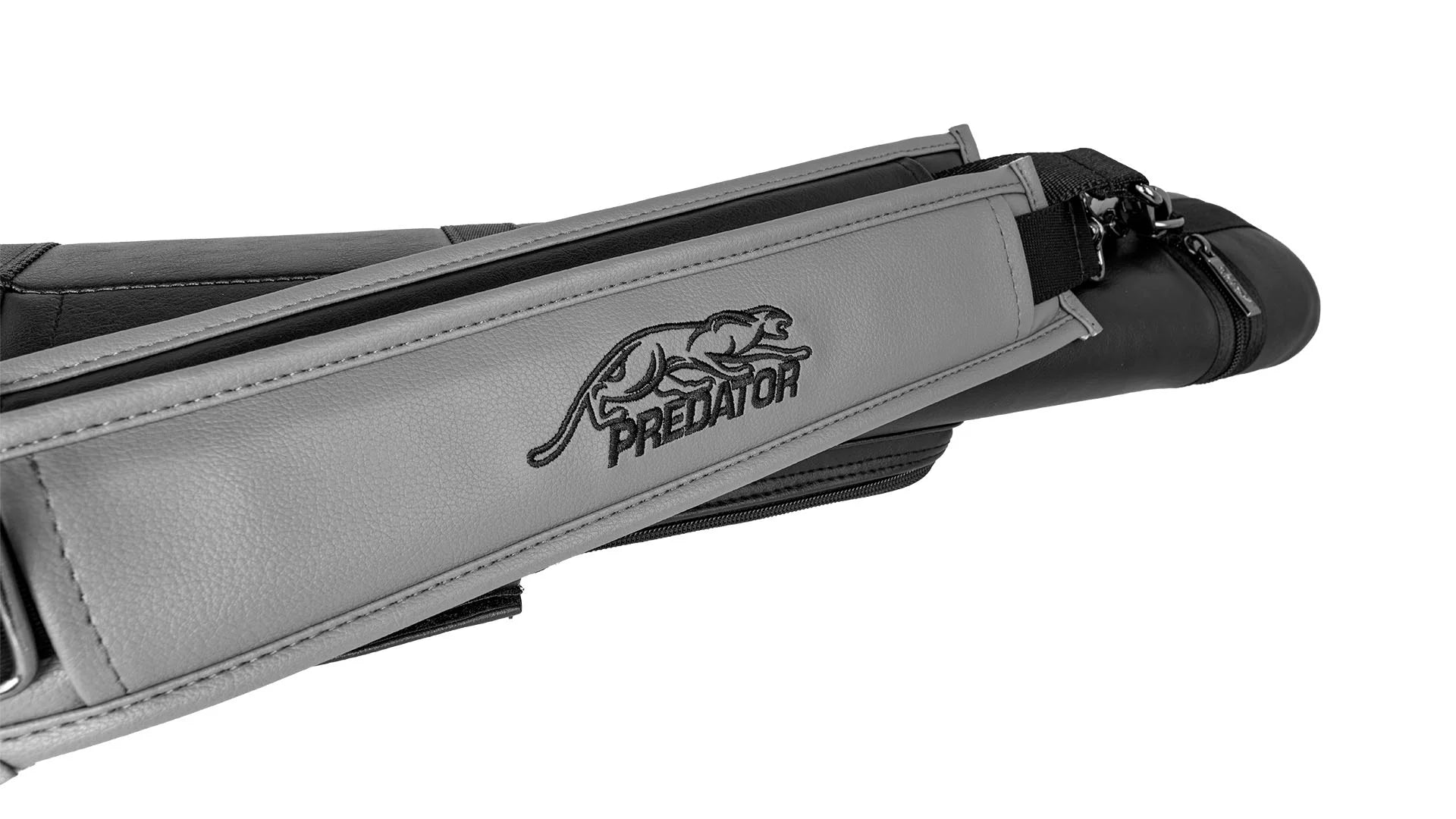 PREDATOR ROADLINE BLACK AND GREY HARD POOL CUE CASE - 2B/4S