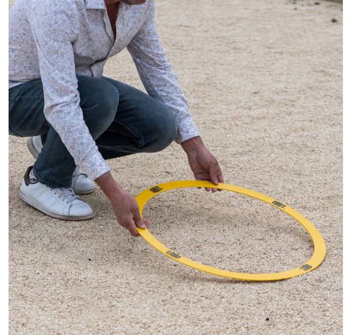 CERCLE DE PÉTANQUE OBUT RIGIDE JAUNE