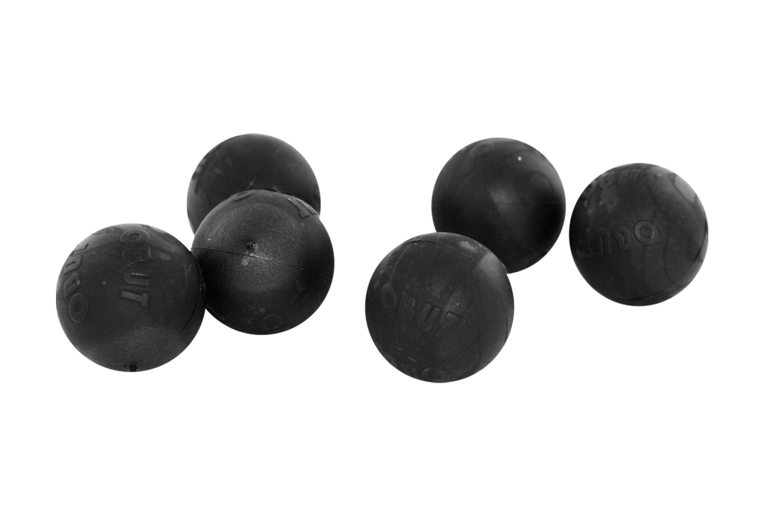6 JACKS BLACK MAGNETIC ENGRAVED OBUT