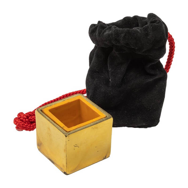 HEAVY BRASS CHALK HOLDER VELVET