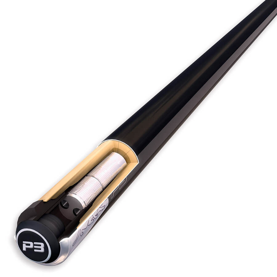 PREDATOR BUTT P3NW UNI-LOC METALLIC BLACK - NO WRAP 19OZ.