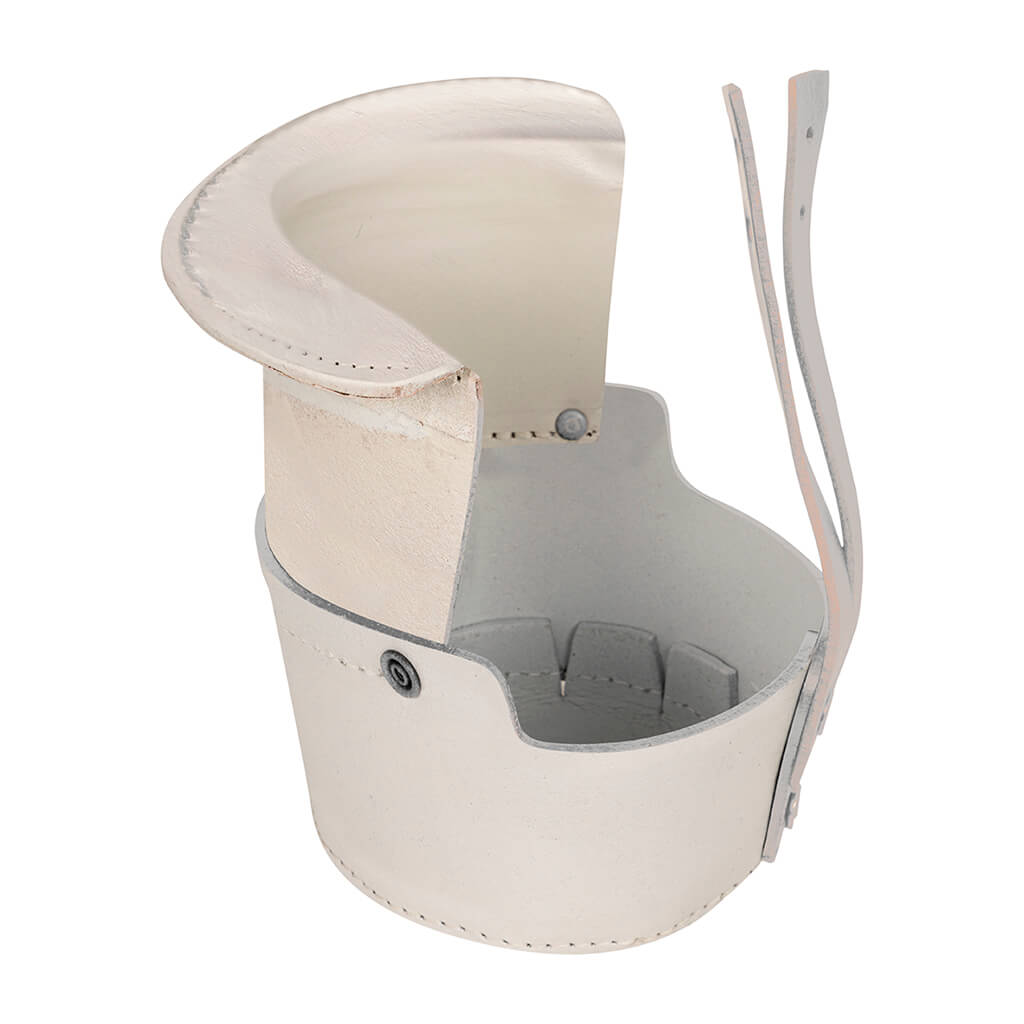 SET6 LA CONDO FLAT LEATHER POCKET - WHITE