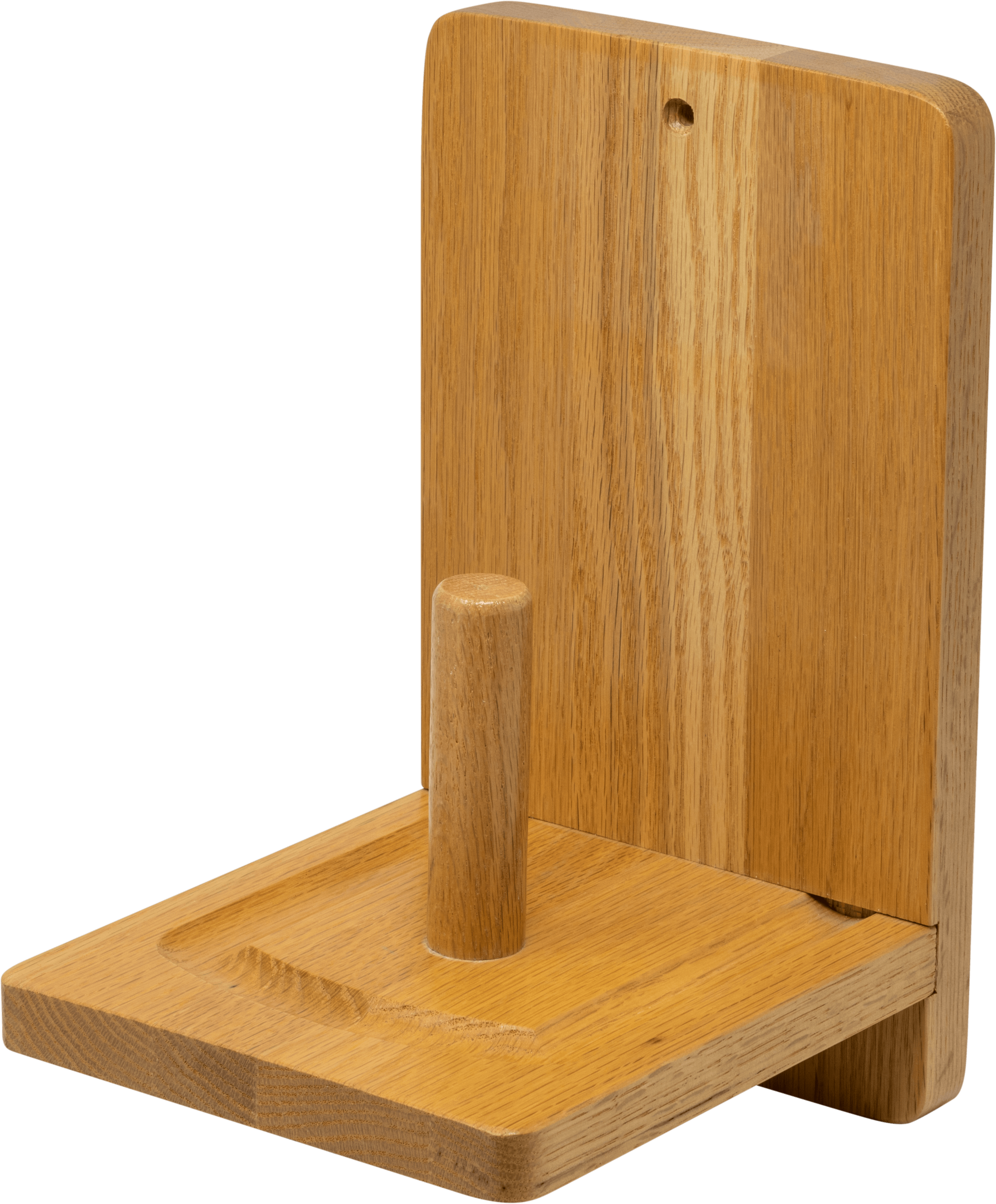 SOLID OAK BRACKET FOR TALC CONE